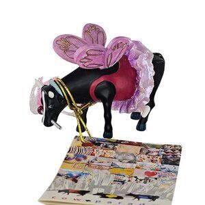 Cow Parade Mini Moo Fairy Cow Figurine Susan Smolinsky Collectible *Repaired*